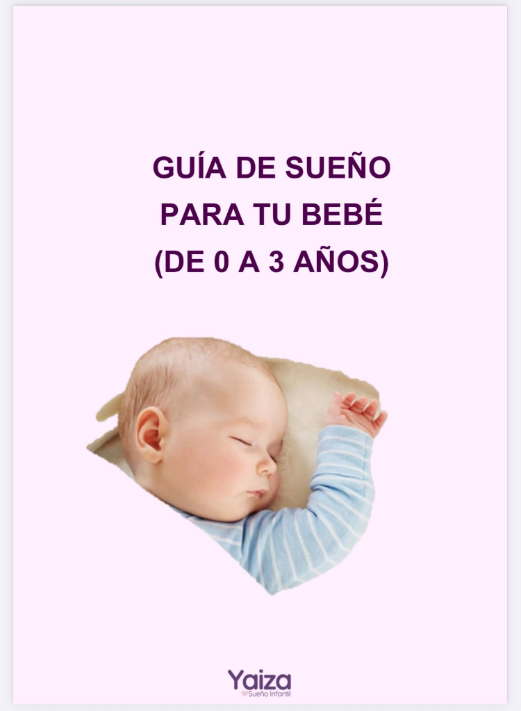 Guía de sueño gratuita para bebés de 0 a 3 años de Yaiza Sueño Infantil